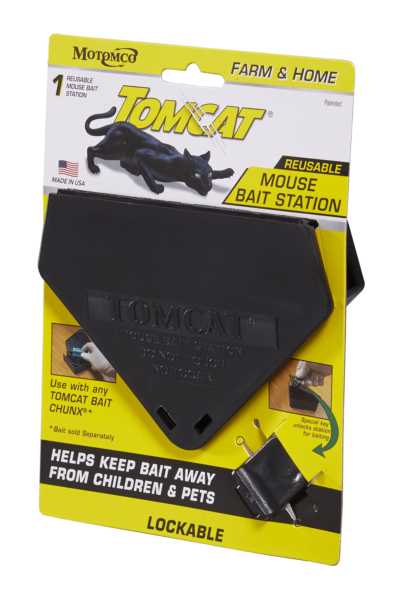 Triangular Mouse Bait Station - Motomco