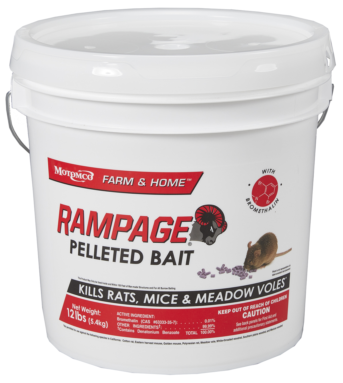 Rampage Pelleted Bait - Motomco