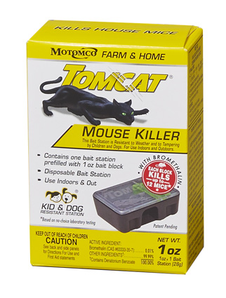 Motomco, Tomcat, Mouse Killer I, Bait Station - Augusta