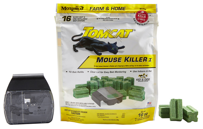  Tomcat Mouse Killer I Tier 1 Refillable Mouse Bait