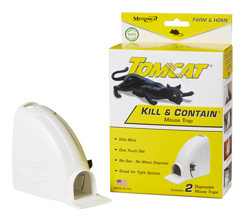 Tomcat MC0360MC0360630 Kill And Contain Mouse Trap 2-Pack at