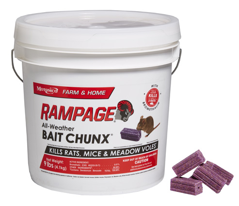 Rampage All-Weather Bait Chunx - Motomco